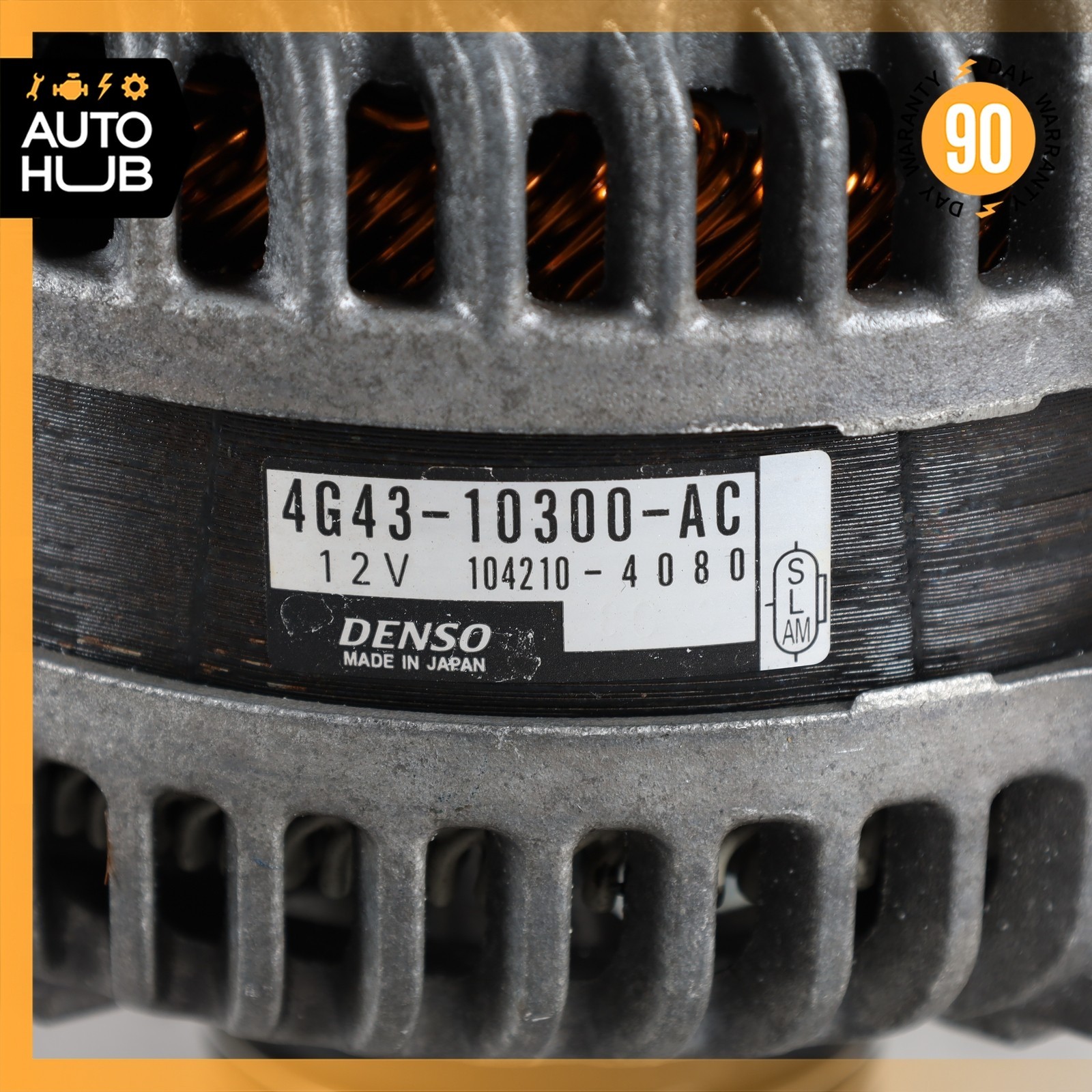 05-13 Aston Marin DB9 V12 Vantage Generator Alternator 200 AMP OEM 34k