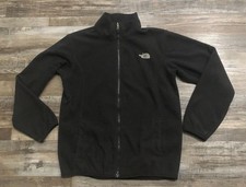 The North Face Youth Boys XL Black Full Zip Fleece Jacket