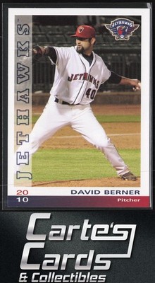 David Berner 2010 Grandstand Lancaster JetHawks #NNO Lancaster JetHawks