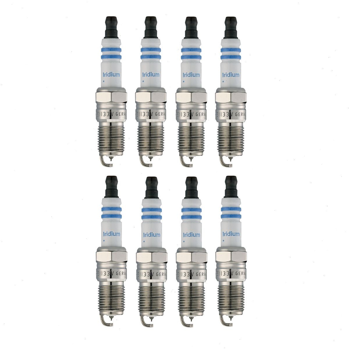 8 pc Bosch 9606 Double Iridium Spark Plugs for 97287 90813 53433 Ignition zj