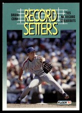 1992 Fleer David Cone New York Mets #687