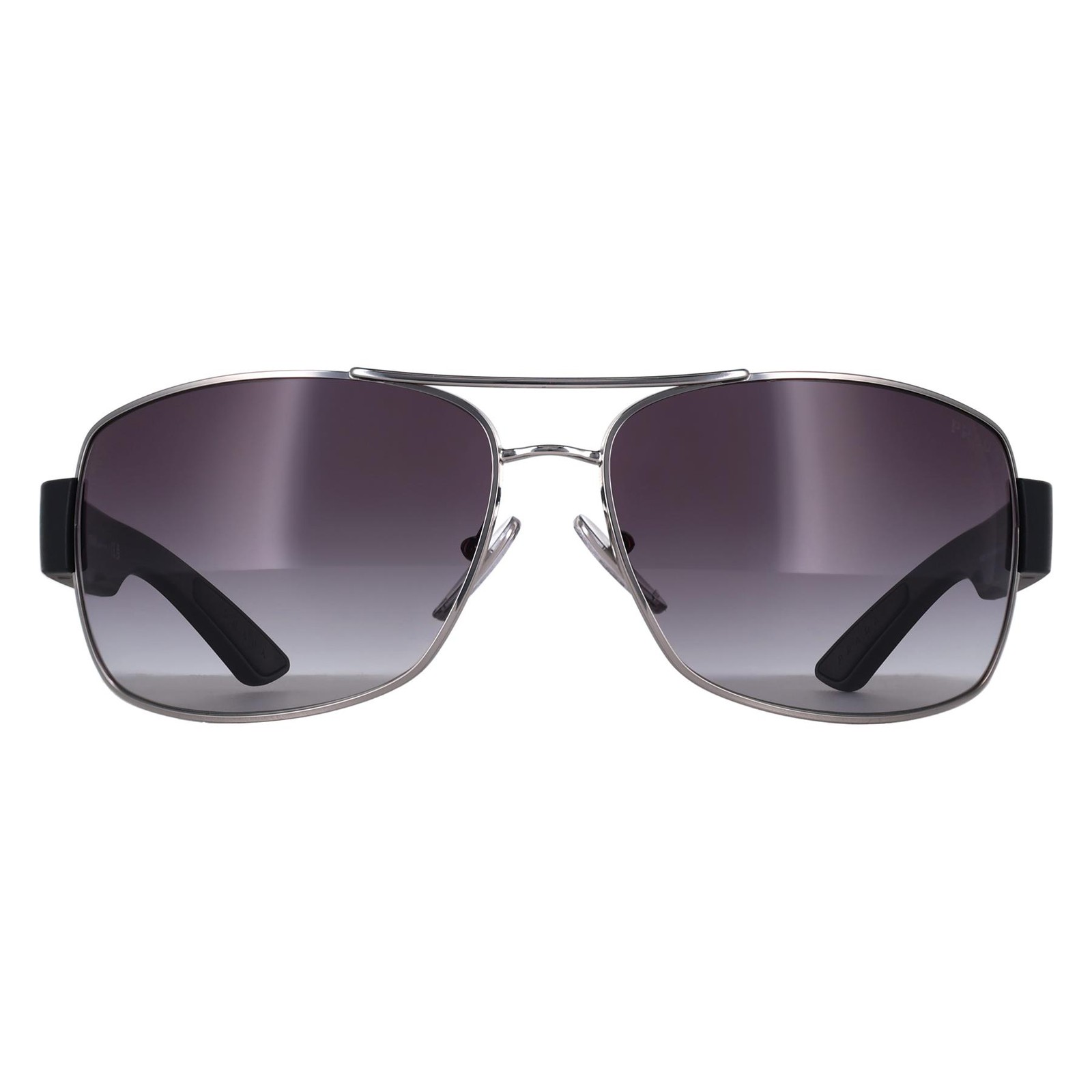 Prada Sport Sunglasses PSB52S 1BC09U Silver Grey Gradient