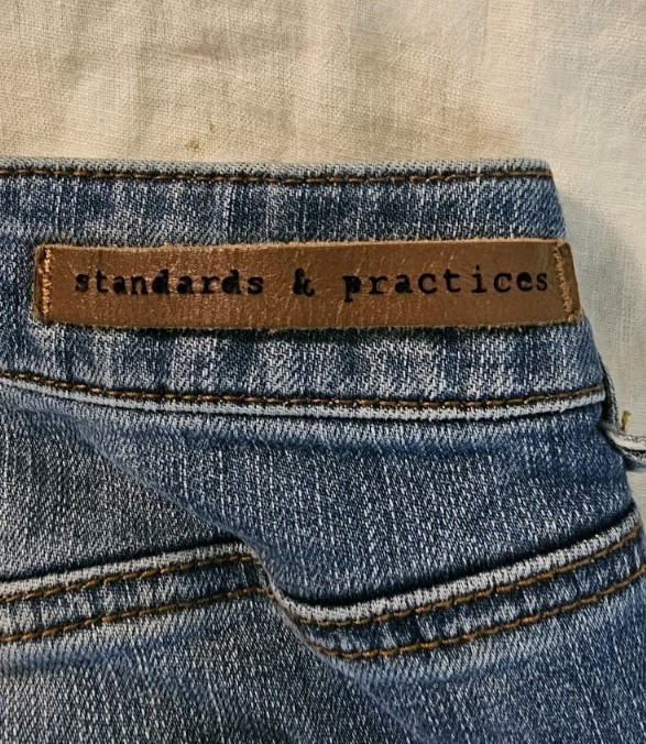 Standard & Practices Patchwork Colorblock Jeans W… - image 11