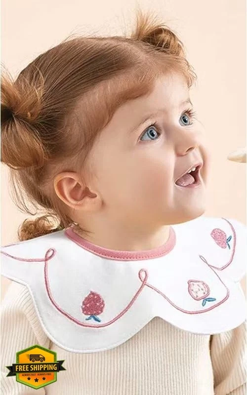 WONDERLAND 6pk 360 Bibs Fruit Series Orange Pink