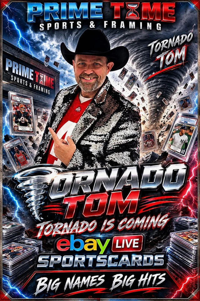Sports Cards W/ Tornado Tom!