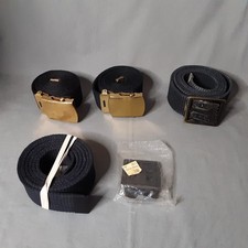 Vintage Military Belts With Buckles - 4