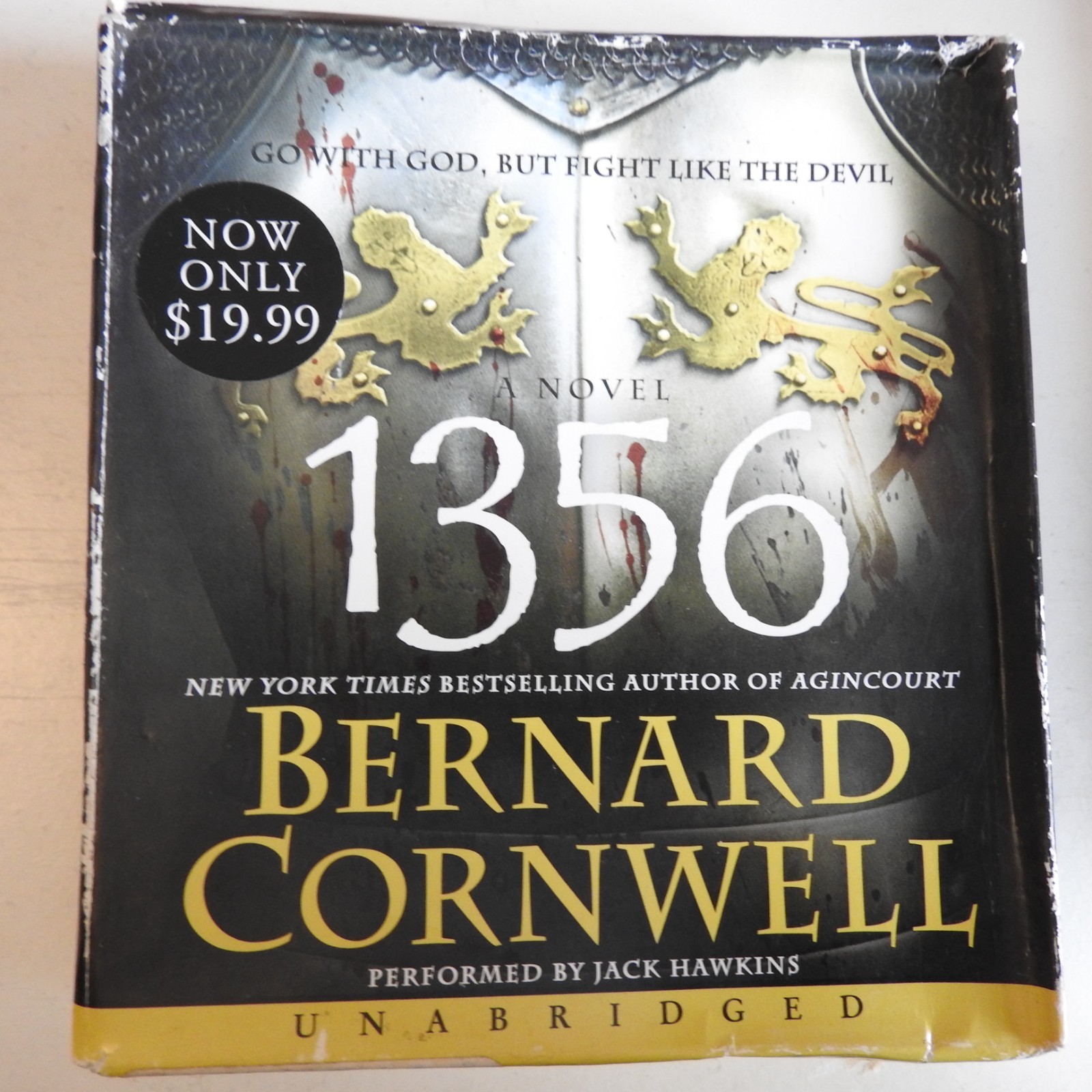 Bernard Cornwell - 1356 audiobook on 10 CDs UNABRIDGED read by Jack Hawkins