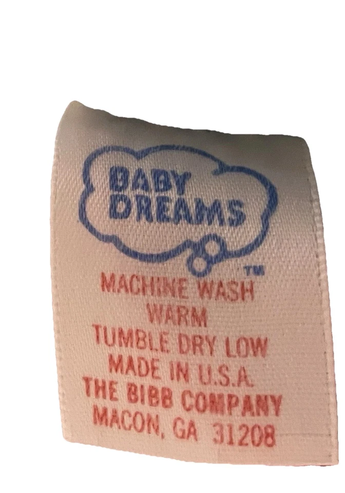 Vintage 1984 Baby Dreams Blanket Pastel Rocking Horse Rainbow Quilt - Image 3 of 4