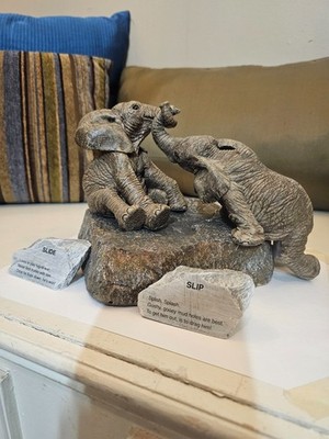 Martha Carey The Herd: Slip #3111 & Slide #3112 w/ Rare Store Display