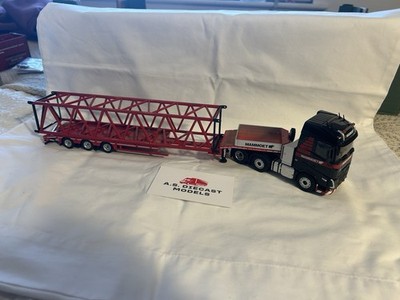 Cavallino Mammoet Volvo FH5 3-Achs Nooteboom Tieflader & Kranabschnitt 1/50