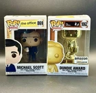 FUNKO POP! TELEVISION: The Office - Michael Scott #869 And Dundee Award #1062