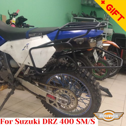 For Suzuki DRZ 400 SM rack luggage system DRZ400S side carrier bags