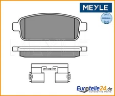 Brake pad set, disc brake Meyle 0252509616/W for Opel