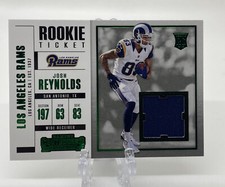 Josh Reynolds 2017 Panini Contenders Football Rookie Ticket Swatch SW-35 RC Rams