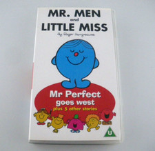 Mr Men And Little Miss VHS - Mr Perfect Goes West - SEALED Video Tape