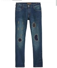 Ring of Fire Boys Elan Patch Slim-Fit Jeans NWT