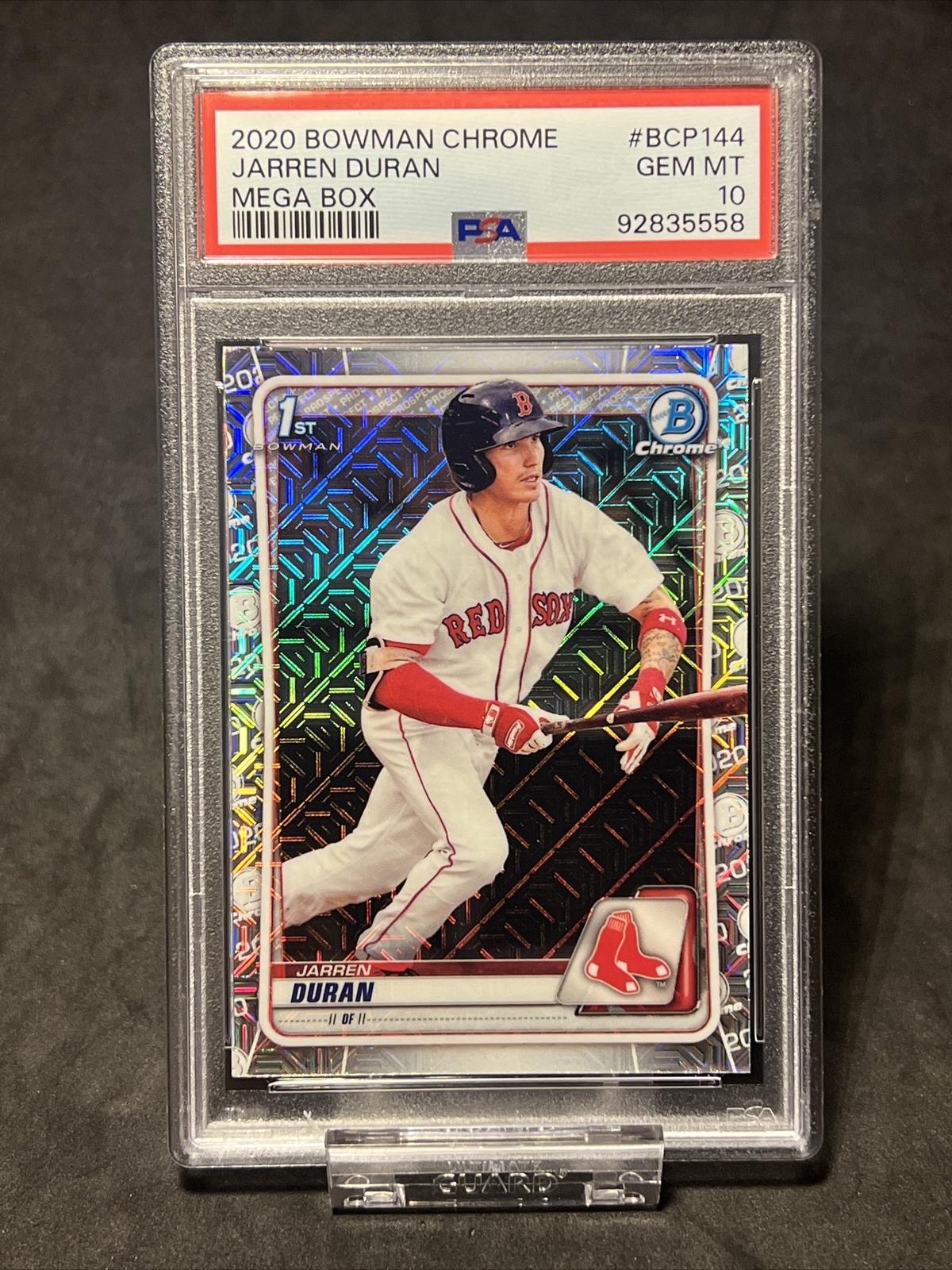 Jarren Duran 1st Bowman Chrome Mega Box Mojo Refractor RC PSA 10 Gem Mint