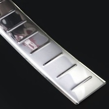 Edelstahl Ladekantenschutz Chrom passend für BMW X1 F48 ab 2015 mit Abkantung