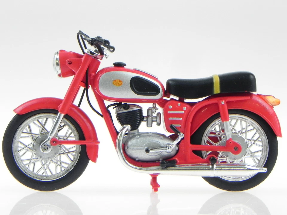 Pannonia 250 rot DDR Ostalgie Motorrad Modell 109 Atlas 1:24 - Bild 2 von 4