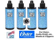 4-OSTER Pro BLADE LUBE CLIPPER&TRIMMER OIL*For 76,111,Titan,Elite,CryogenX,Andis