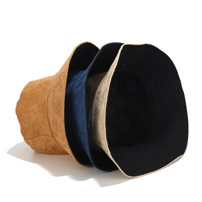 1616 Foldable Suede-like Hat For Men & Women - Wide Brim For Sun Protection, Men Women Wide Brim Suede Sun Hat Outdoor Hiking Fishing  main image 3