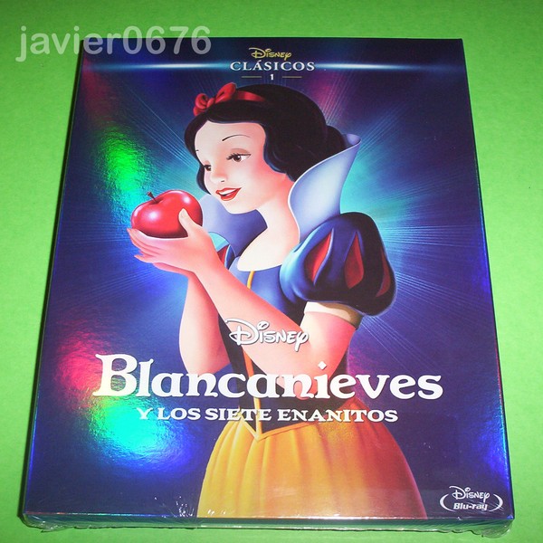BLANCANIEVES Y LOS 7 ENANITOS DISNEY  BLU-RAY NUEVO PRECINTADO SLIPCOVER