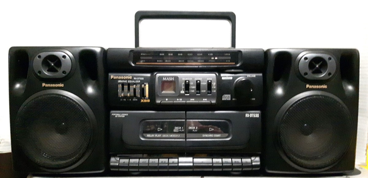 Panasonic RX-DT530 Portable Stereo Boombox - Super Clean & Fully