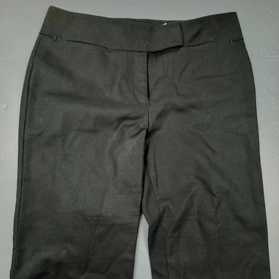 Max Studio Women's Dress Pants 6 Black Straight Leg Career Work Office Trousers - Image 2 of 4