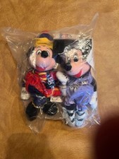 Disney Bean Bag Nutcracker Mickey  Sugar Plum Fairy Minnie Mouse Plush Sealed
