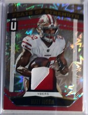 2019 Panini Feats Of Strength Matt Breida 2 Clr PW Sewn Patch  #3/75 Niners