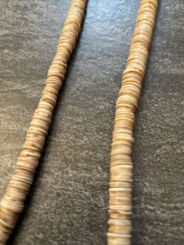 Vintage Santo Domingo Shell Necklace Native American No Clasp Primitive 30” #DD - Picture 12 of 24