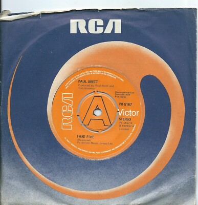 Paul Brett:Take five/Nineteen Ninety nine:UK RCA:1979:DJ