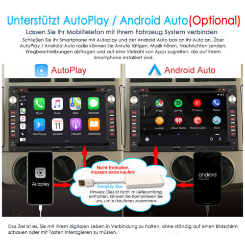7" Android 12 Autoradio mit GPS,DVD, Bluetooth, für Polo T4, Passat B5, Golf MK4 - Bild 12 von 14