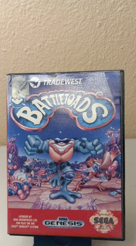 Sega Genesis Battletoads Game Vintage 1991 No Manual
