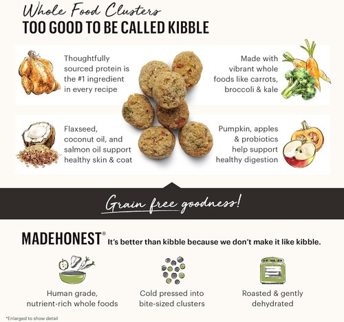 The Honest Kitchen Whole Food Clusters Grain Free Beef Dry Dog Food - Picture 6 of 10