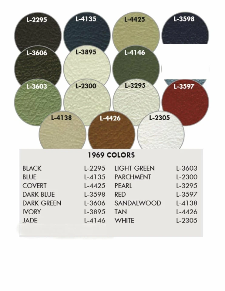 Chevy Chevelle 1969 tapizado de asiento de banco delantero por Distinctive Ind. CUALQUIER COLOR!! Foto 2 de 4