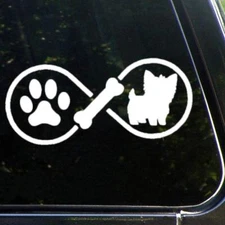 None Brand Yorkie Yorkshire Vinyl Car Sticker, Terrier Board Decal, Car