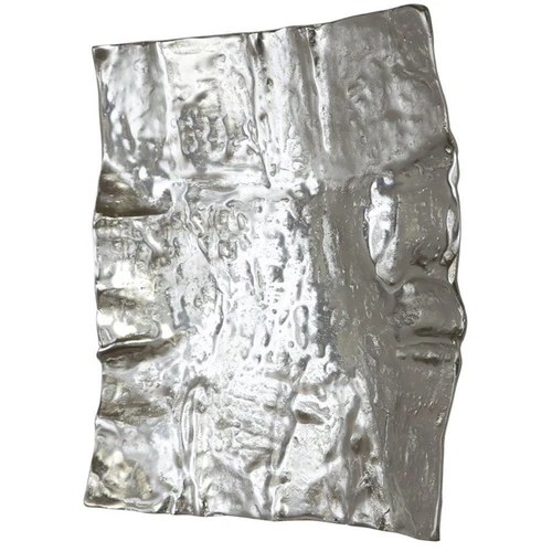 Uttermost Archive Organic Shape Contemporary Aluminum Wall Decor in Nickel - Picture 2 of 8