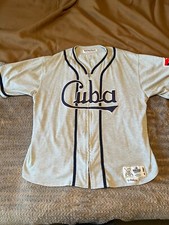 Ebbets Field Flannels Cuba baseball jersey, 1947, Stall & Dean, 3XL but smaller