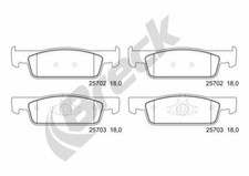 BRECK Bremsbeläge vorne für Renault Clio IV Twingo III Dacia Sandero II Logan