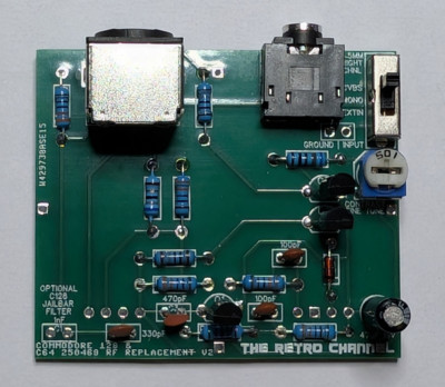 Commodore 128 and C64 Shortboard RF Modulator Replacement V2 | eBay UK