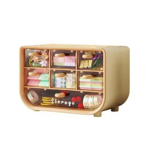Plastic Makeup Storage Box Large Capacity Makeup Cosmetics Organizer Bathroom - Picture 11 of 11