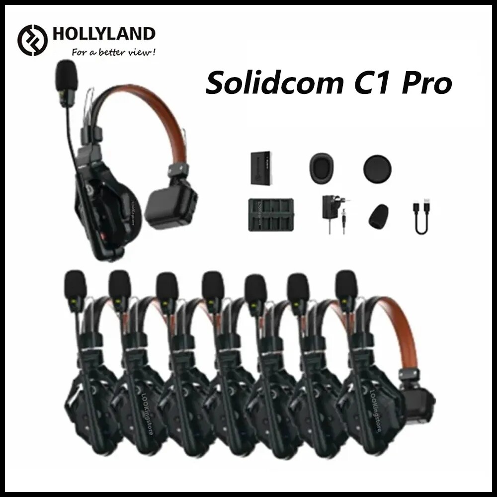 HOLLYLAND Solidcom C1 Pro Wireless Intercom Communication Headset