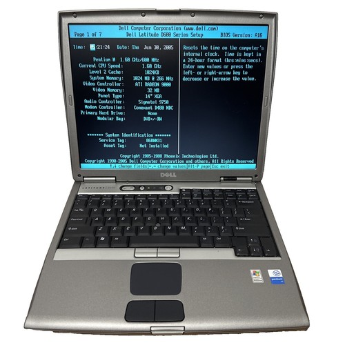 Dell Latitude Commercial Laptop Windows 95 98 Win98 Serial DOS