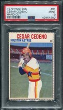 PSA 9 MINT 1979 HOSTESS CESAR CEDENO #91 ASTROS 54202 B209