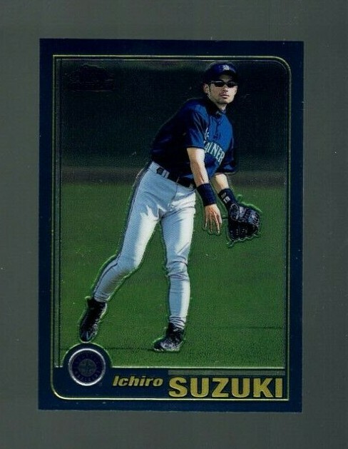 2001 Topps Chrome Traded Ichiro Suzuki RC Rookie #T266 (T 2001 Topps Chrome Traded Ichiro Suzuki RC Rookie #T266 (T