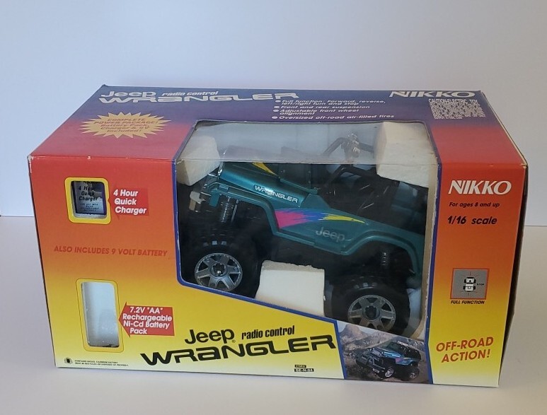 NIKKO 1/16 RC JEEP WRANGLER Original Box 1995 Vintage 90s | eBay