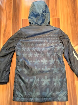 Rossignol Maxence Asterisk Hooded Parka Down Insulated Jacket Navy