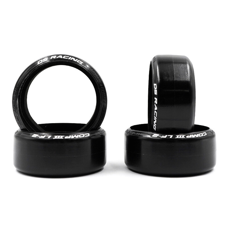 DS Racing Competition Series III LF-2 Tire 4 pcs For 1/10 RC Drift #CS3-LF2