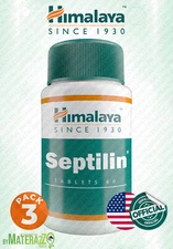 Septilin Himalaya FRESH NEW USA OFFICIAL 3 BOX 180 tablet Care allergic disease 